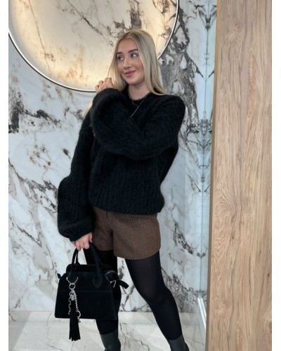 Sweter premium dzwoneczek By o la la...! czarny