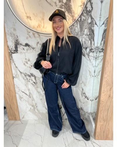 Bomberka z tiulowym rękawem By o la la...! czarna