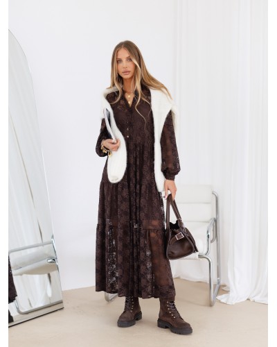 Sukienka maxi koronkowa By o la la...! chocomus