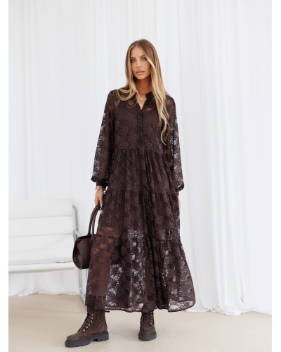 Sukienka maxi koronkowa By o la la...! chocomus