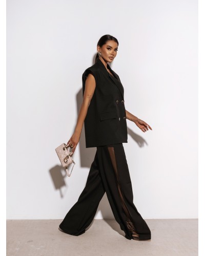 Kamizelka materiałowa La Milla czarna