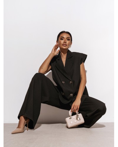 Kamizelka materiałowa La Milla czarna