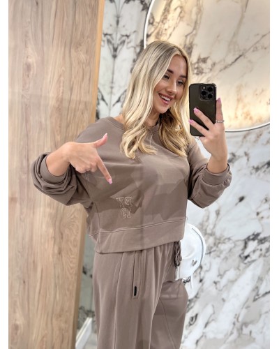 Bluza z haftem By o la la...! stone