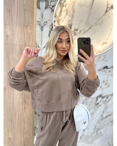 Bluza z haftem By o la la...! stone