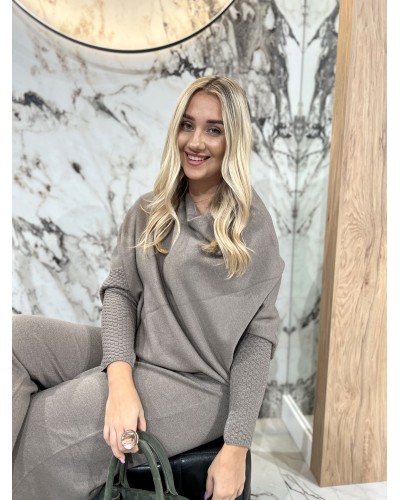 Komplet dzianinowy By o la la...! stone