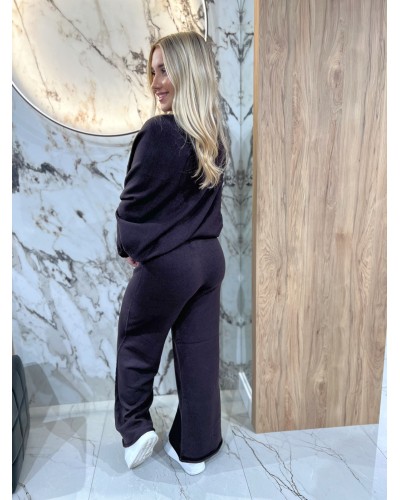 Komplet dzianinowy By o la la...! czarny