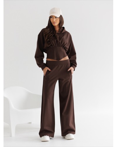 Komplet dresowy z taliowaną bluzą By o la la...! chocomus