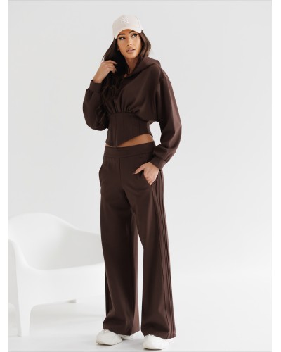 Komplet dresowy z taliowaną bluzą By o la la...! chocomus