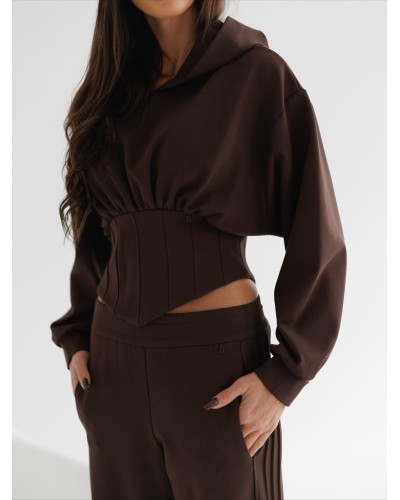 Komplet dresowy z taliowaną bluzą By o la la...! chocomus