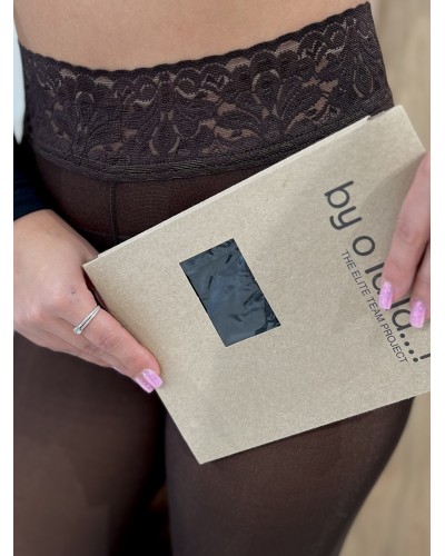 Rajstopy By o la la...! czekoladowe